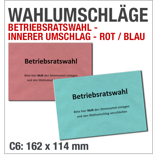 Stimmzettelumschlge 
