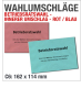 Stimmzettelumschlge Betriebsratswahl  C6, rot oder blau