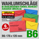 JAV-Briefwahlumschl�ge B6, 176 x 120 mm, bedruckt