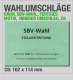 SBV-Wahlumschl�ge - Stellvertretung � Gr�n � C6 � fertig bedruckt